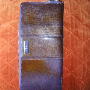 Cole Haan Purple and Brown Wallet